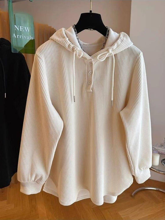 Ribbed sweatshirt